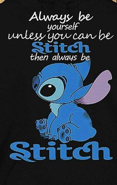 the back of a black hoodie with stitching on it that says, always be unless you can be stitch then always be stitch