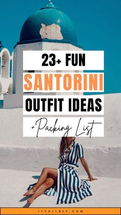 a woman sitting on the beach with text overlay reading 25 fun san antonio outfit ideas packing list