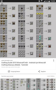 the screenshot shows how many different items can be found in minecraft's map