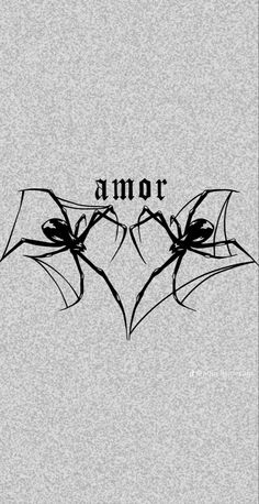 an image of two bats in the shape of hearts with words on them that say i am