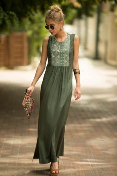 Sage Green Maxi Dress, Long Dress, Tribal Ethnic Long Caftan Dress, Olive Green Embroidered Dress, Boho Rayon Flattering Loose Tamara Dress - Etsy Green Embroidered Dress, Sage Green Maxi Dress, Long Caftan Dress, Long Kaftan Dress, Dress Olive Green, Embroidered Dress Boho, Green Maxi Dress, Long Kaftan, Maxi Dress Long