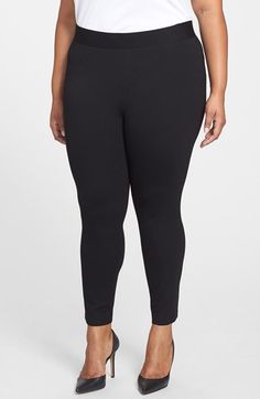 Fitted Solid Color Elastane Jeggings, Fitted Elastane Jeggings, Stretch Solid Leggings For Work, Form-fitting Elastane Leggings For Work, Chic Stretch Elastane Leggings, Tight Elastane Leggings For Work, Tight Elastane Jeggings For Fall, Mid-rise Pull-on Elastane Leggings, Chic Stretch Leggings