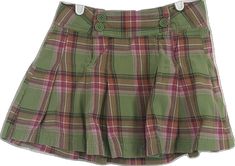 Casual Plaid Cotton Mini Skirt, Plaid Skirted Skort For School, Plaid Pleated Cotton Skort, Plaid Skirt For School, Cotton Plaid Skirt For School, School Plaid Cotton Skirt, Plaid Cotton Skirt For School, School Uniform Plaid Skort, School Uniform Plaid Skort For School