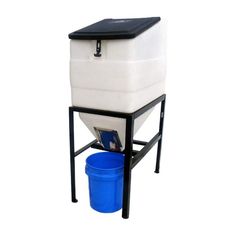 High Country Plastics 270lb Capacity Feed Bin With Stand Horse Feed Storage, Equestrian Helmet, Horse Feed, Wood Pellets, Horse Blankets, Horse Barn, Equestrian Outfits, Equestrian Style, Horse Tack