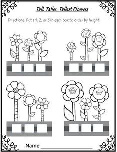 worksheet for children to learn how to draw flowers in different stages of development