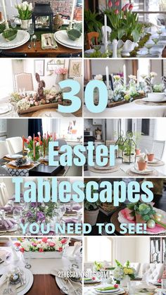 the top ten easter tablescapes you need to see