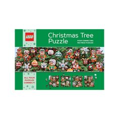 Lego Christmas Tree 400 Piece Jigsaw Puzzle Chronicle Books Toys & Games - Puzzles & Games - Jigsaw Puzzles Lego Ornaments, Lego Christmas Tree, Lego Winter Village, Lego Advent Calendar, Tree Puzzle, Lego Advent, Lego Winter, Christmas Image, Lego Christmas