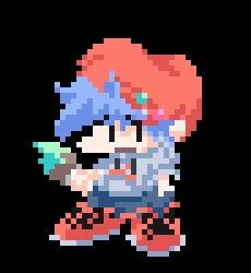 the pixel art is very colorful and cute