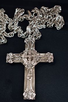 Vintage Metal Cross Necklace, Ornate Silver Cross Pendant Necklace, Vintage Antique Silver Cross Necklace, Vintage Silver Engraved Cross Necklace, Vintage Engraved Silver Cross Necklace, Vintage Metal Crucifix Cross Necklace, Vintage Metal Cross Pendant Necklace, Ornate Silver Cross Necklace, Vintage Metal Crucifix Necklace