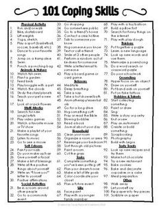 101 Coping Skills List by Souly Natural Creations | TpT 100 Coping Skills List, List Of Coping Skills Adults, Types Of Coping Skills, Dialectical Therapy, List Of Coping Skills, Coping Skills Worksheet, Coping Skills List, Coping Skills For Kids, Boundaries Worksheet