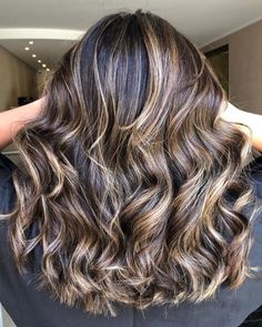 Black Hair With Blonde, Black Hair With Blonde Highlights, Hair With Blonde Highlights, Highlights For Dark Brown Hair, Highlights Ideas, Blonde Tips