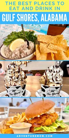 Ice Cream and Tuna Salad. With Text Reading: The Best Places to Eat in Gulf Shores And Orange Beach in Alabama. Smoked Tuna Dip, Alabama Restaurants, Smoked Tuna, Alabama Vacation, Fresh Off The Boat, Gulf Shores Vacation, Orange Beach Al, Alabama Travel, Orange Beach Alabama