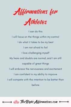 elite athlete affirmations Sports Affirmations Inspirational Quotes, Prayers For Athletes Sports, Positive Sport Affirmations, Goals For Athletes, Athlete Encouragement Quotes, Runner Affirmations, Cheerleading Affirmations, Prayer For Track Meet, Positive Sports Affirmations