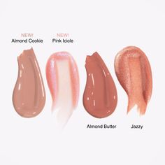 Stay Glossy Lip Gloss, Glossy Lip Gloss, Apply Lip Gloss, Almond Cookie, Holiday Lip, Nude Lip Gloss, Glossier Lip Gloss, Bare Lip, Glam Makeup Look