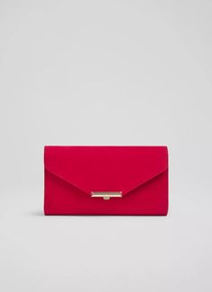 Lucy Roca Red Suede Clutch | Handbags | Sale | Collections | L.K.Bennett, London Lk Bennett, Red Suede, Clutch Handbag, Handbags On Sale, Clothing And Shoes, Clutch Bag, London, Wallet