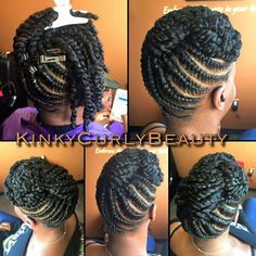 Natural Updo More Updo Cornrows Braids, Updo Cornrows Braids Black Women, Twisted Updo Natural Hair, Cornrows Braids Black Women, Updo Cornrows, Updo Natural Hair, Braids Black Women, Natural Hair Care Regimen, Natural Updo