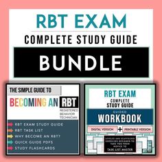 the rtt exam complete study guide bundle