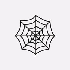 a spider web on a white background