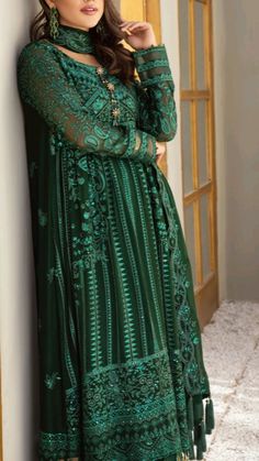 Trending Beautiful Embroidery Suit for Eid or for family gathering. Embroidery Suit, Embroidery Suits, Beautiful Embroidery, Family Gathering, Dinner Party, Party Outfit, Party Dress, Embroidery, Clothes