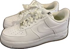 Nike Air Force 1 Low-top With Laces, Casual White Nike Air Force 1, Nike Low-top Sneakers With White Laces, Shoes Nike Air Force, Shoes Nike Air, Nike Air Force 1 07, White Sneakers Women, Shoes Nike, Nike Air Force 1