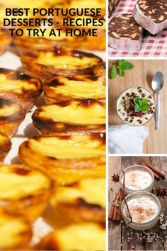 The Portuguese have a relationship with pastries and desserts that could rival the French and Italians. Here are some of the best Portuguese desserts recipes, all of which you can make at home. Portuguese Egg Tart, Recipes To Try At Home, Egg Tart, Recipes Dessert, Recipes To Try