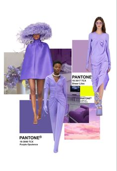 pantone's spring / summer 2012 collection is shown in purple