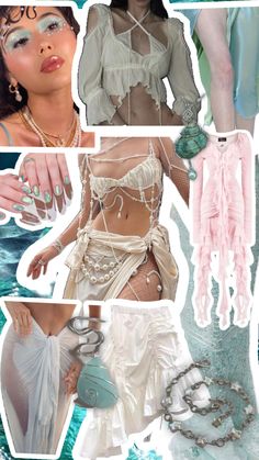 #mermaidcoreaesthetic #mermaidaesthetic Cool Mermaid Costume, Siren Costume Aesthetic, Hot Mermaid Costume, Sea Witch Aesthetic Outfit, Sea Siren Costume, Mermaid Outfit Ideas, Siren Halloween Costume, Siren Halloween, Mermaid Halloween Costume