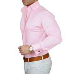 S by Sebastian Pink Dress Shirt Pink Dress Shirt Men Outfits, Dress Shirt Men Outfits, Pink Dress Shirt Men, Dress Shirt Men, Twill Dress, Formal Men Outfit, Chic Autumn, Formal Mens Fashion, Mens Fashion Smart