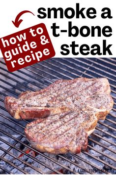 Tbone Steak Recipe Smoked, Smoked Porterhouse Steak, Smoked Round Steak, Steak Smoker Recipes, Smoked T Bone Steak, Smoked T Bone Steak Recipe, T Bone Steak Recipe Grilled, Smoked Steak Recipes, Smoked Steaks