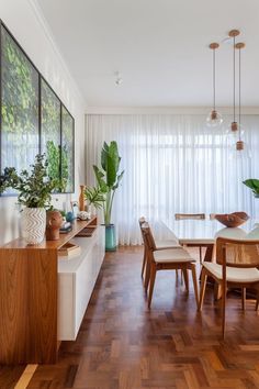 the dining room is clean and ready for us to use