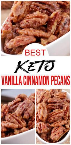 the best keto vanilla cinnamon pecans recipe