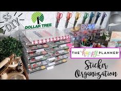 dollar tree the happy planner sticker organization