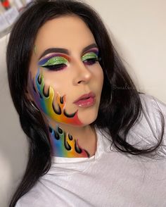 Halloween Makeup, Face Paint, Carnival Face Paint, Halloween Face, Face Makeup, Halloween Face Makeup, Makeup Looks, Hair Makeup, Carnival