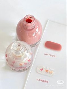 Chinese Nail Polish, Cotton Dress Indian, Nail Swatches, Aesthetic Nail, Korean Nails, Pink Nail, Cute Nail Art, Cute Aesthetic