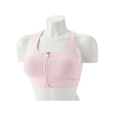 Complete with moisture-wicking technology, this women's Tek Gear sports bra is a fitness essential. Complete with moisture-wicking technology, this women's Tek Gear sports bra is a fitness essential. Perfect for medium-impact exercises such as biking Tru-Dry technology wicks moisture away from the body to keep you comfortable Lightly padded cups Zipper locks in place when flipped down Hook and eye closure keeps you secure Racerback with keyhole accent Tag free Wire freeFABRIC & CARE Polyester, s Compression Racerback Sports Bra For Light Exercise, Racerback Bra With Medium Support For Light Exercise, Medium Support Racerback Bra For Light Exercise, High Stretch Racerback Bra For Light Exercise, Functional Stretch Sports Bra For Light Exercise, Athletic Fit Sports Bra For Light Exercise, Workout Stretch Racerback Bra, Fitted Racerback Bra For Light Exercise, Pink Sports Bra With Stretch