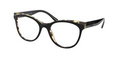 Prada PR05WV Butterfly Eyeglasses  3891O1-BLACK/HAVANA 53-19-140 - Color Map black Be Classy, Prada Glasses, Prada Eyeglasses, Tortoise Color, Prada Eyewear, Prada Sunglasses, Butterfly Shape, Eyeglass Case, Luxury Goods