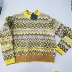 Questions? Leave A Comment Below! Yellow Crew Neck Sweater For Winter, Yellow Crew Neck Casual Sweater, Yellow Casual Crew Neck Sweater, Casual Yellow Crew Neck Sweater, Trendy Long-sleeved Yellow Sweater, Trendy Yellow Long Sleeve Sweater, Retro Yellow Crew Neck Sweater, Trendy Yellow Winter Sweater, Yellow Knit Winter Tops