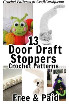 crochet patterns for stuffed animals and other items