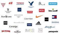 many different logos are shown together on a white background, including nike and other brands