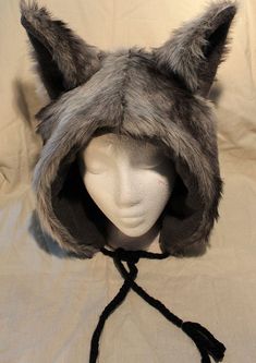 Wolf Hat, Wolf Costume, Wolf Ears, Baby Wolf, Zombies 2, Baby Costume, Animal Head, Cosplay Diy