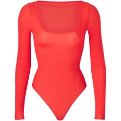 Limited Edition Bodysuit, Sold Out On Skims!!! Color Poppy, Size Small, Retailed For 68$ Scoop Neck, Long Sleeves Double Snap Crotch Closure With Cotton Liner Slinky Fabric, Jelly/Sheer Material But Not Completely See Through 73% Polyamide, 27% Elastane Trendy Fitted Red Bodysuit, Sheer Bodysuit, Sheer Material, Limited Editions, Jelly, Scoop Neck, Limited Edition, Long Sleeves, Womens Tops