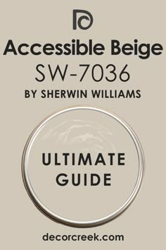 the ultimate guide to accessible beginners sw - 706 by sherwin williams