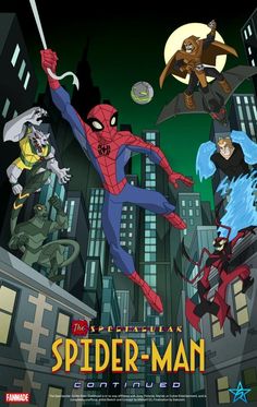 the spider - man animated movie poster