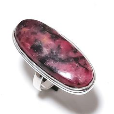 Trendy and appealing, this 925 Sterling Silver Ring from Silver Stores studded with Rhodonite is a must-have in your accessory collection. This designer Ring is featuring an eye-catching finish, which is worth investing in. ------------------------------------------ Welcome to Our Shop Silverstores ------------------------------------------ Antique Natural Rhodonite Ring, Gemstone Ring, Pink Band Ring, 925 Sterling Silver Jewelry, Birthday Gift, Ring For Wife Description :- SKU:- ETC-3001 Metal: Rhodonite Ring, Pink Gemstone Ring, Ring For Wife, Pink Gemstones Ring, Mom Ring, Party Rings, Jewelry Birthday, Pink Gemstones, Gift Ring