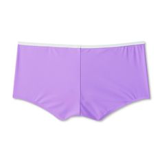 Hot grape boy shorts bikini bottom from Wild Fable™ comes with white waistband. Features a high-rise design with pull-on style. Made with soft and stretchy fabric, and elastic at leg openings for comfort. Wild Fable™: A look for every story. If you’re not satisfied with any Target Owned Brand item, return it within one year with a receipt for an exchange or a refund. Solid Color Swim Trunks With Elastic Waistband And Stretch, Solid Color Stretch Swim Trunks With Elastic Waistband, Stretch Solid Color Swim Trunks With Elastic Waistband, Stretch Swimming Shorts With Elastic Waistband, Stretch Swim Shorts With Elastic Waistband, Elastic High-waisted Swim Shorts, Solid Seamless Short Swimwear, White Stretch Swimwear Short Length, High-waisted Swim Trunks With Elastic Waistband