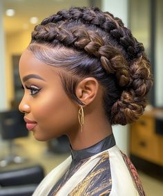 🌈 Stylish Wedding Guest Braided Hairstyles Glamorous Braids Updo Hairstyle Hairstyles Glamorous, Style At Home, Stylish Wedding, Face Shape, How To Style