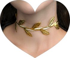 Fairycore Gold Necklaces For Party, Fairycore Gold Jewelry For Party, Fairycore Gold Party Necklaces, Elf Fairy Costume, Fairycore Jewelry, Vine Necklace, Elf Fairy, Goddess Necklace, Ivy Leaf