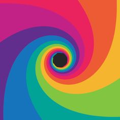 an image of a colorful spiral background