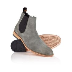 Handmade Men Suede Chelsea Boots, Gray Color Ankle Boots, All Sizes Playing Footsie, Chelsea Boots Mens, Suede Leather Shoes, Ankle Boots Men, Boating Outfit, Suede Chelsea Boots, Men Suede, Mens Leather Boots, Chelsea Boots Men