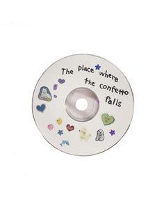 a cd with the words, the place where the contempo falls on it